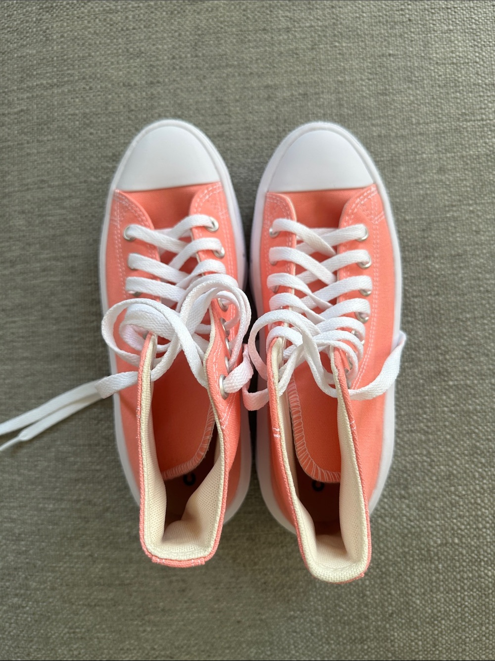 Converse High-Top Sneakers - Coral